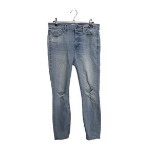 Good American Skinny Jeans Womens 6/28 Good Legs Light Wash High Rise Blue